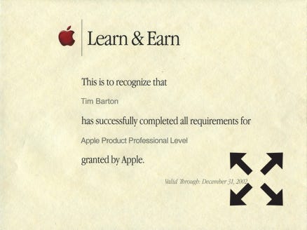 timbarton.tech    FileMaker Database & Apple Macintosh Support Apple Certificates 